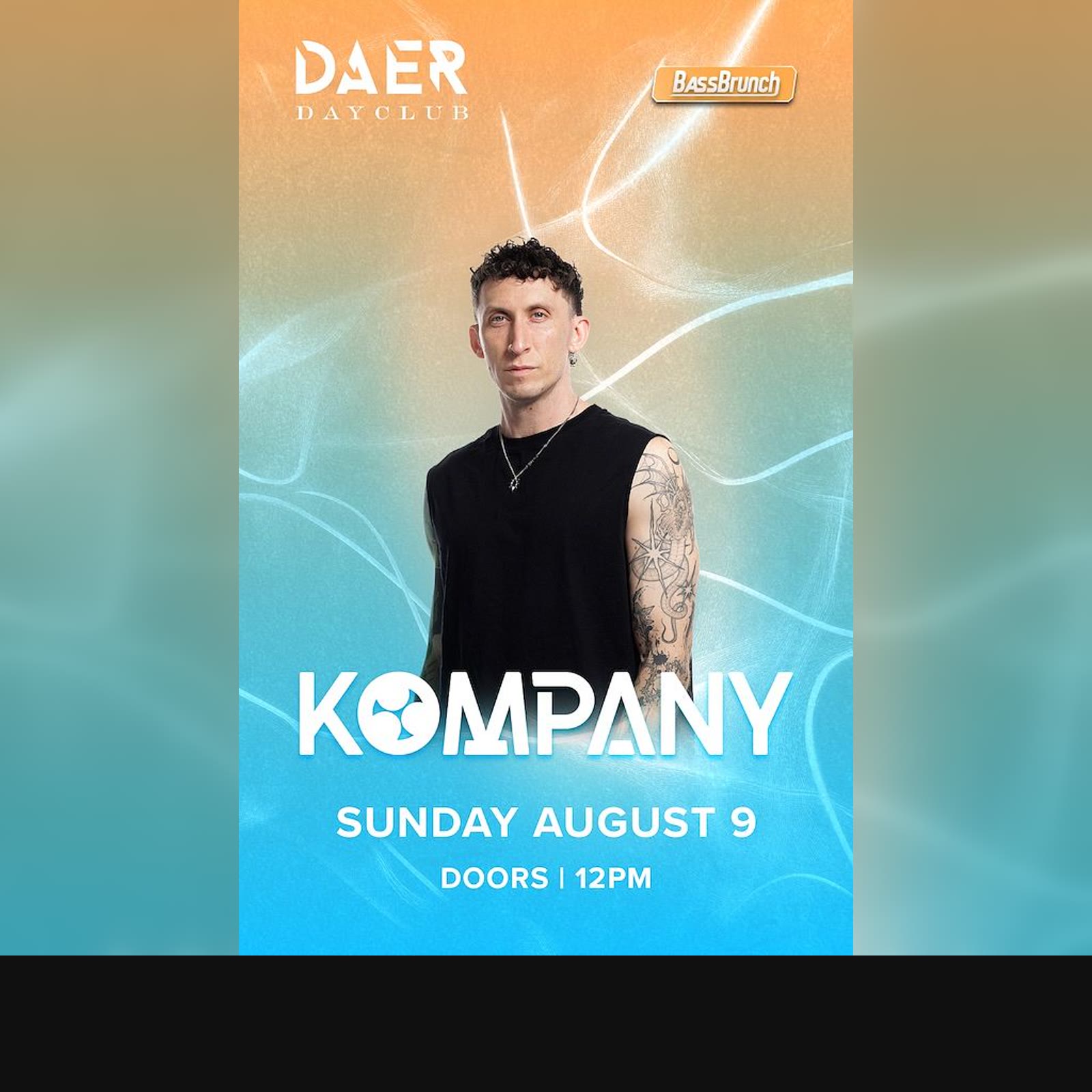 Kompany at DAER Dayclub - Sunday August 9, 2026