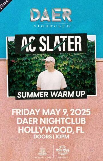 AC Slater | DAER Nightclub-Fri-May 9th