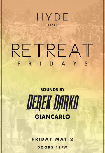 RETREAT FRIDAYS-MAY 2nd