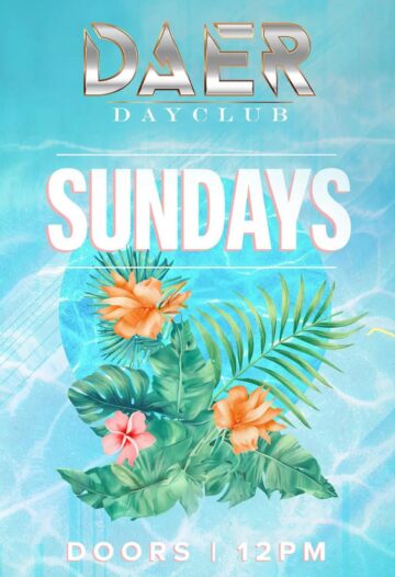 Sunday, June 29th | DAER Dayclub