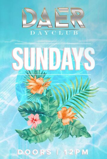 Sunday, July 13th | DAER Dayclub