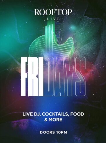 Friday, August 29th | Rooftop Live