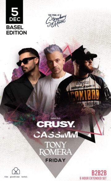 CASSIMM x CRUSY x TONY ROMERA: BASEL EDITION AT POOL PARTY MIAMI-FRI-DEC 05th